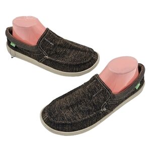 NEW Sanuk Hi Bro Lite Mesh Slip On Shoe Loafer 1116114 Vintage Khaki Men Size 8